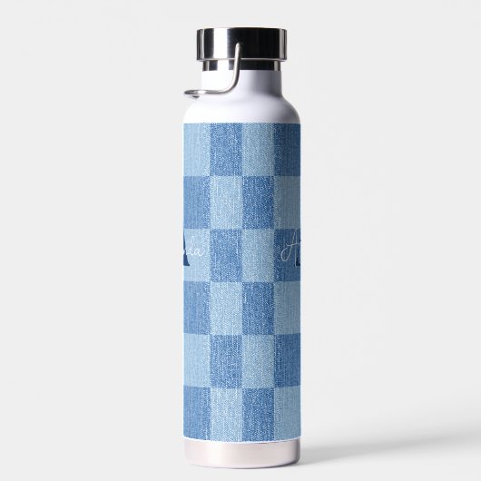 Retro Checked Fade Trinkflasche (Rechts)