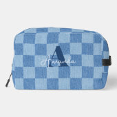 Retro Checked Fade Waschbeutel (Rückseite)