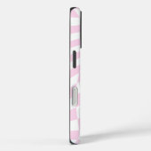 Retro Checkerboard Ästhetische Monogramm Case-Mate iPhone Hülle (Rückseite / Rechts)