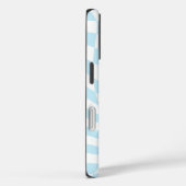 Retro Checkerboard Ästhetische Monogramm Case-Mate iPhone Hülle (Rückseite / Rechts)