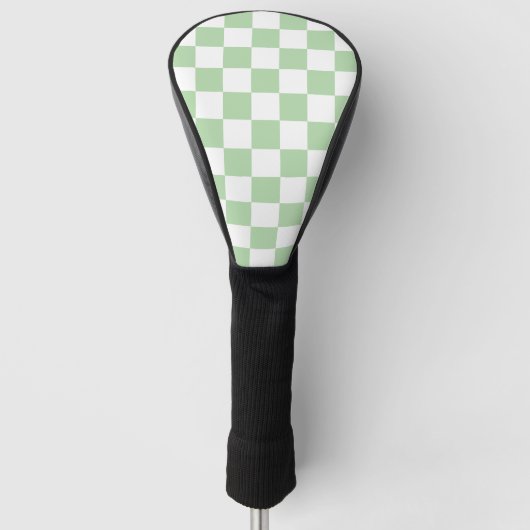 Retro-Checkerboard Golf Headcover (Vorderseite)