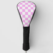 Retro-Checkerboard Golf Headcover (Vorderseite)