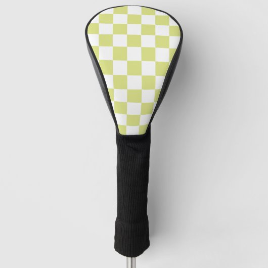 Retro-Checkerboard Golf Headcover (Vorderseite)