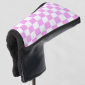 Retro-Checkerboard Golf Headcover (3/4 Vorderseite)