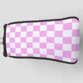 Retro-Checkerboard Golf Headcover (Vorderseite)