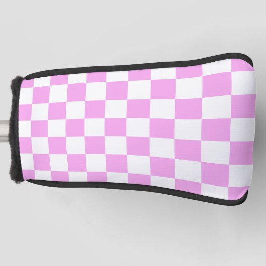 Retro-Checkerboard Golf Headcover (Vorderseite)