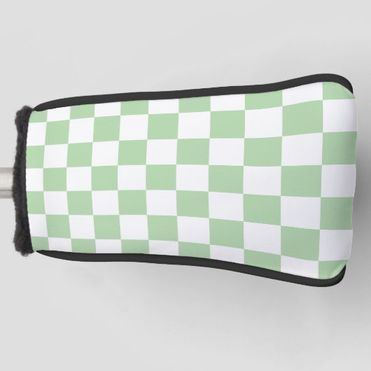 Retro-Checkerboard Golf Headcover (Vorderseite)