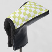 Retro-Checkerboard Golf Headcover (3/4 Vorderseite)
