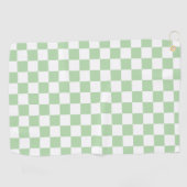 Retro-Checkerboard Golfhandtuch (Horizontal)