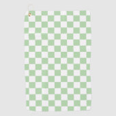 Retro-Checkerboard Golfhandtuch (Vorderseite)