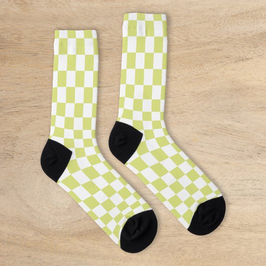 Retro-Checkerboard Socken