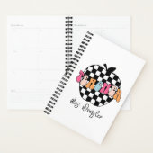 Retro Checkered Apple Niedlich Teacher Planner Planer (Anzeige)