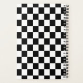 Retro Checkered Apple Niedlich Teacher Planner Planer (Rückseite)