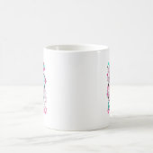 Retro Checkered Valentine Six Seven Meme 67 Viral  Kaffeetasse (Mittel)