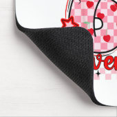 Retro Checkered Valentine Six Seven Meme 67 Viral  Mousepad (Ecke)
