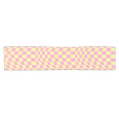 Retro Checktes Muster Kurzer Tischläufer (Horizontal)