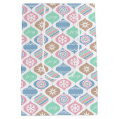 Retro Cheer (Soft Noel) Mittlere Geschenktüte (Rückseite)