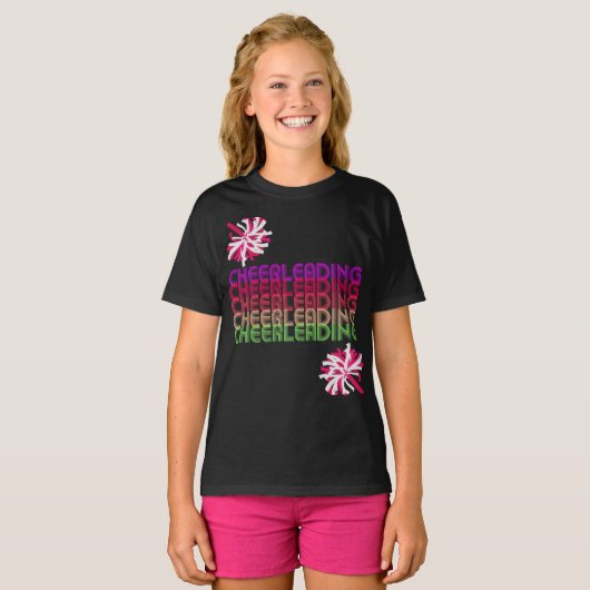 Retro Cheerleading T-Shirt (Vorne ganz)