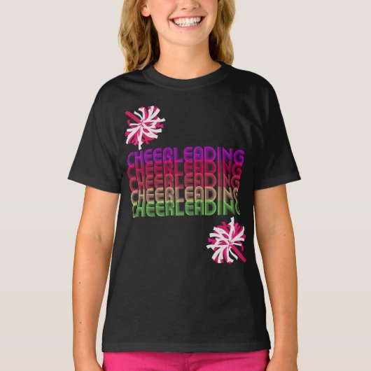 Retro Cheerleading T-Shirt (Vorderseite)