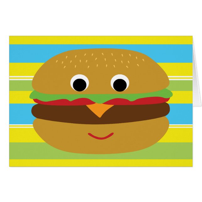 Retro Cheeseburger (Vorderseite (Horizontal))