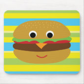 Retro Cheeseburger Mousepad (Vorne)