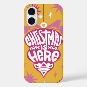 Retro-Chef Weihnachten ist hier Letterin iPhone 16 Hülle