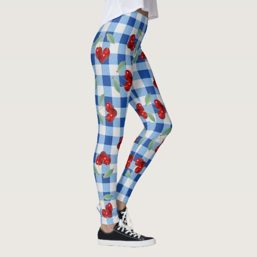 Retro Cherries Leggings (Rechts)
