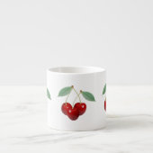 Retro Cherries Spezielle Tasse (Vorderseite)