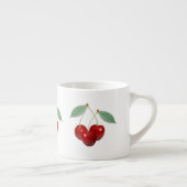 Retro Cherries Spezielle Tasse (Rechts)