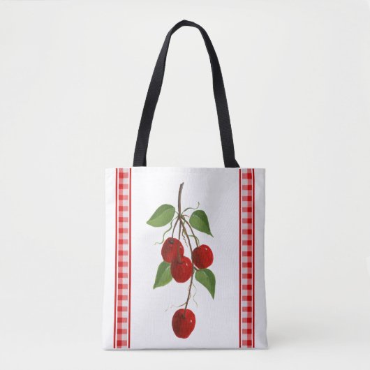 Retro Cherries Totbeutel Tasche (Vorderseite)