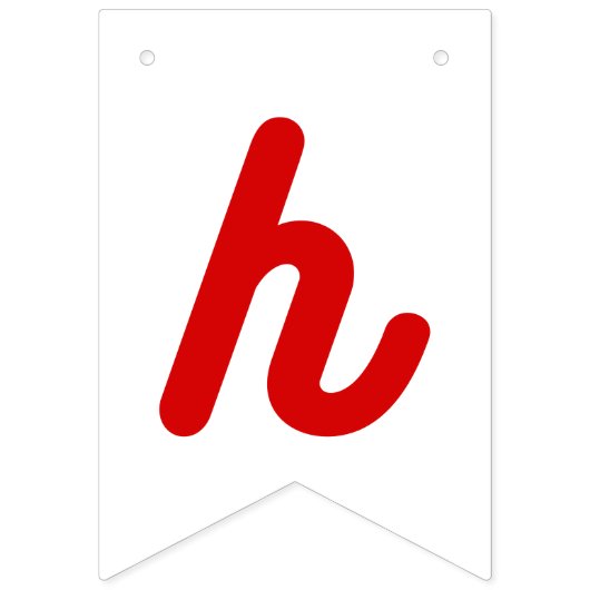 Retro Cherry 1. Geburtstag Wimpelkette (Zweite Fahne)