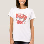 Retro Cherry Gefühl Lucky Valentine's Day T - Shir T-Shirt (Vorderseite)