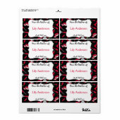 Retro Cherry Kitchen Gadget Canning Label (Vorne)