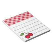 Retro Cherry Kitchen Notepad Geschenk Notizblock (angewinkelt)