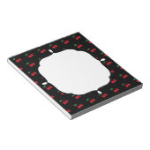 Retro Cherry Notepad Notizblock (angewinkelt)