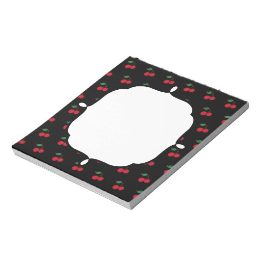 Retro Cherry Notepad Notizblock (Rotiert)