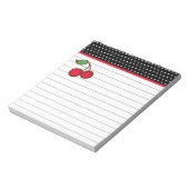 Retro Cherry Notepad Notizblock (Rotiert)