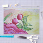 Retro Cherry Seidenpapier (Handwerk)