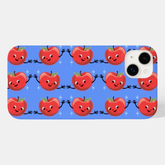 Retro Cherry Typ Case-Mate iPhone Hülle (Rückseite (Horizontal))