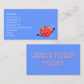 Retro Cherry Typ Visitenkarte (Vorne/Hinten)