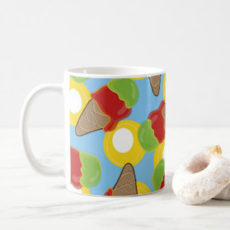 Retro Cherry und Limone Eiscreme Tasse