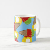 Retro Cherry und Limone Eiscreme Tasse (VorderseiteRechts)
