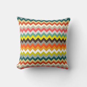 Retro-Chevron Kissen