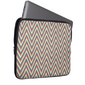 Retro-Chevron-Muster cool Laptopschutzhülle (Vorne Rechts)