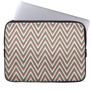 Retro-Chevron-Muster cool Laptopschutzhülle