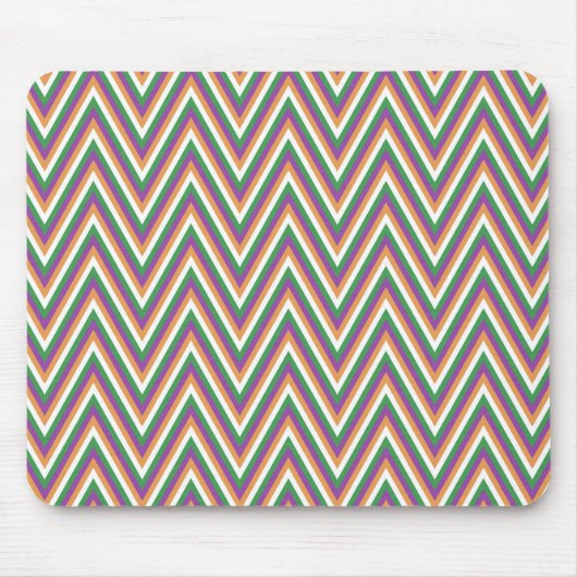 Retro-Chevron-Muster cool Mousepad (Vorne)