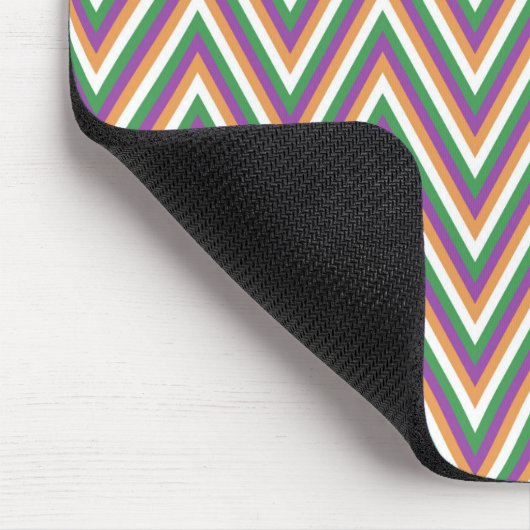 Retro Chevron Pattern Cool Mousepad (Ecke)