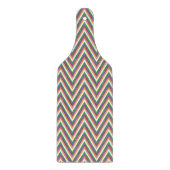 Retro Chevron Pattern Cool Schneidebrett (Vorderseite)