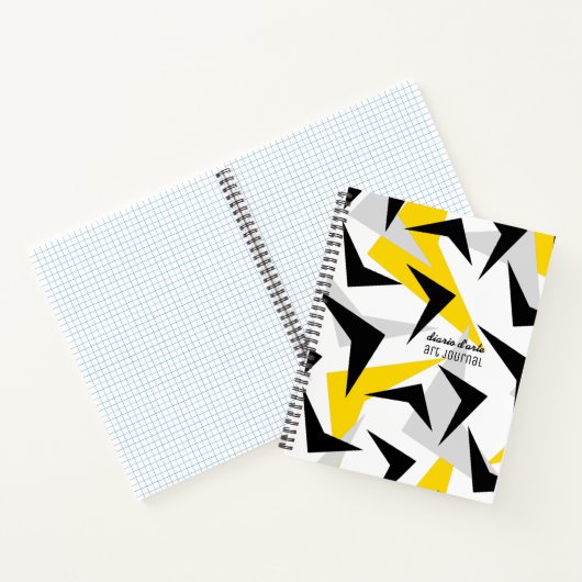 Retro Chevrons Notizblock (Innenseite)