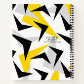 Retro Chevrons Notizblock (Rückseite)